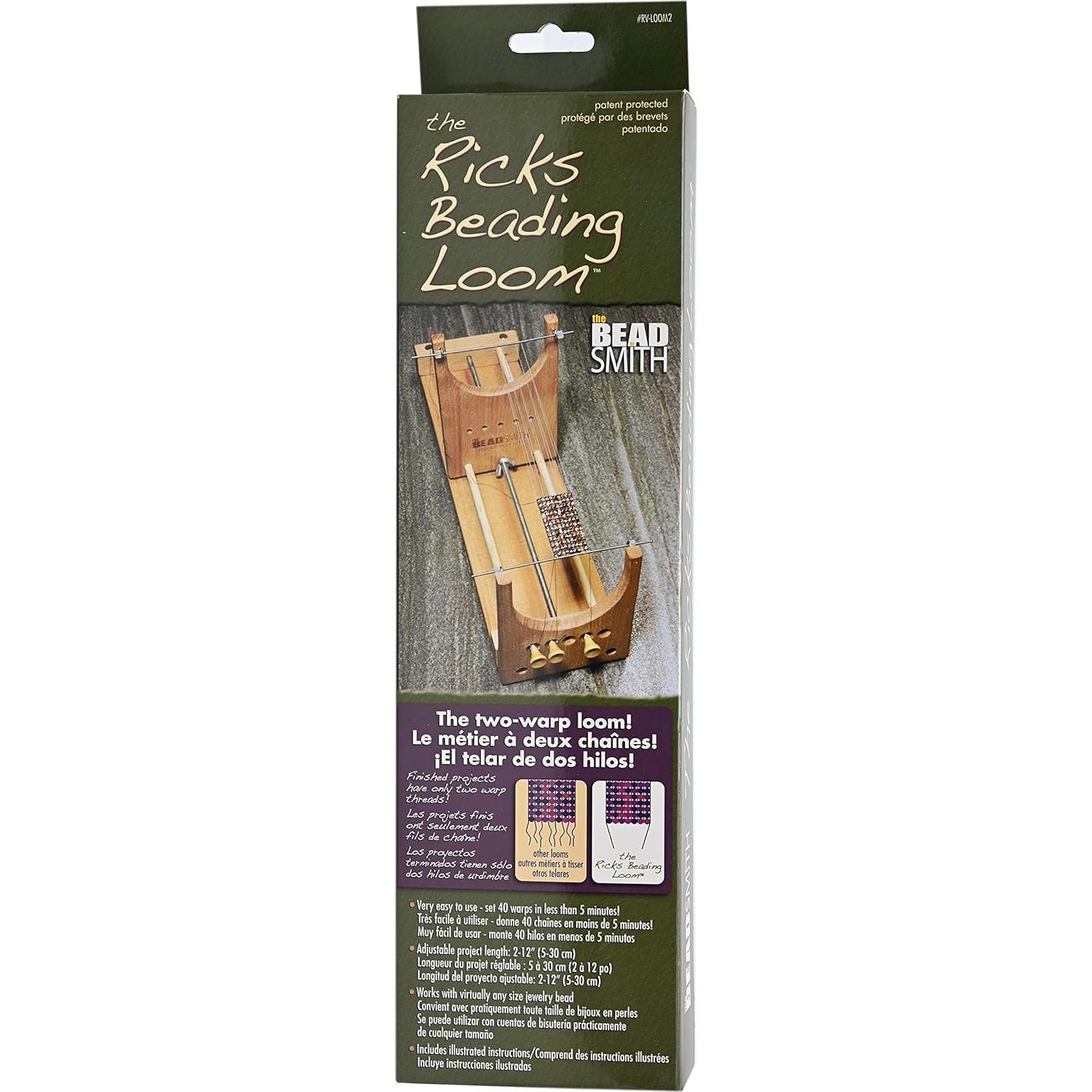 Telar de Cuentas The Beadsmith RV-LOOM2 Ajustable Madera