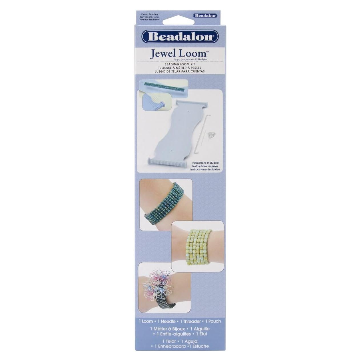 Kit de Telar Beadalon Jewel para Pulseras de Cuentas 6.99x26.67cm