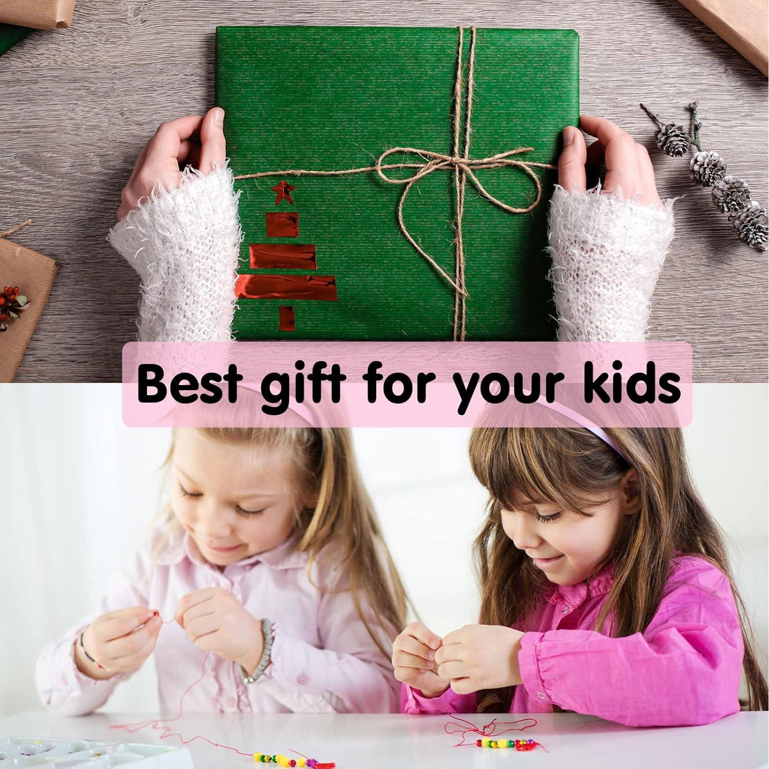 Kit de Fabricación de Pulseras Dowsabel - 300 Cuentas DIY Niñas