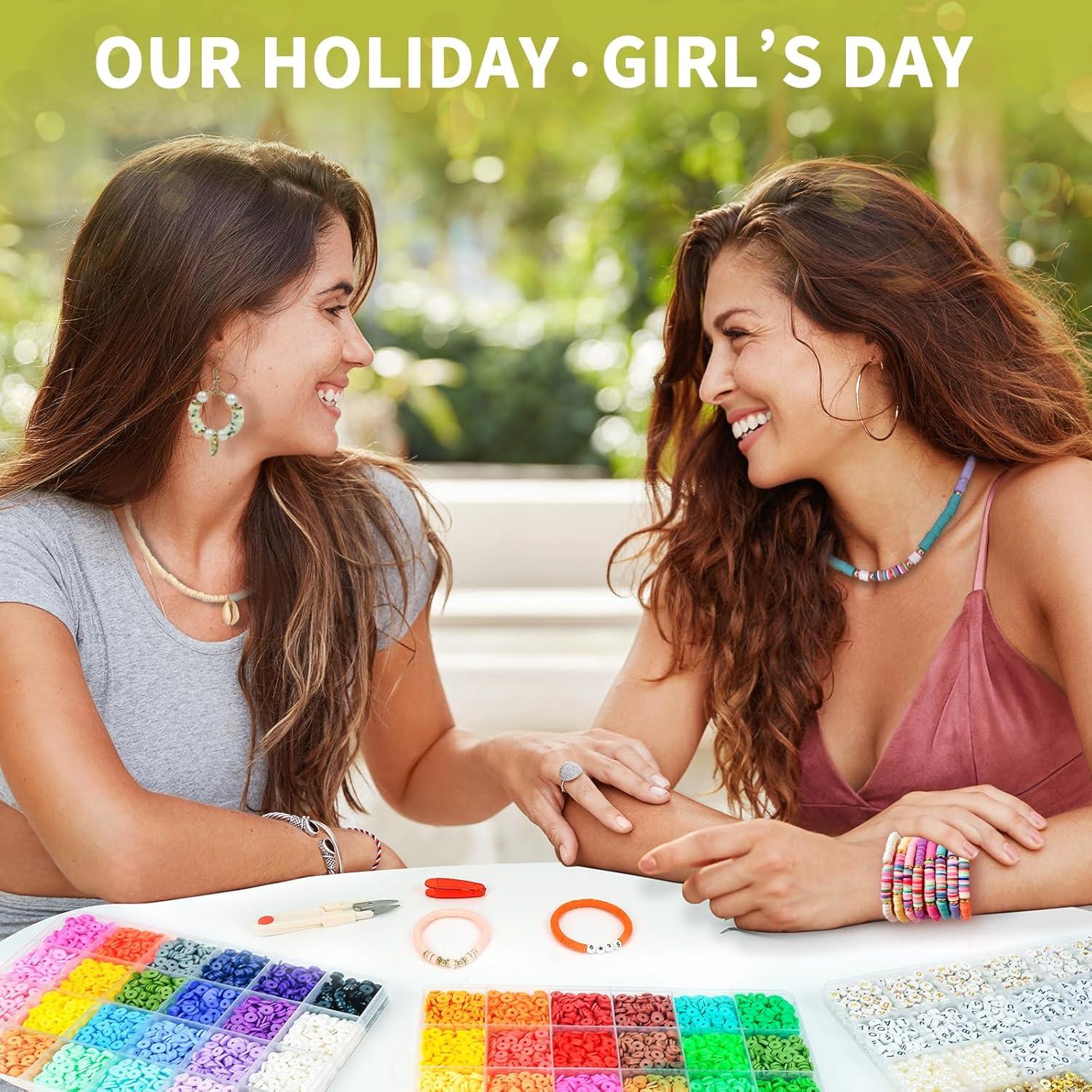 Kit de Pulseras de Amistad Sistenia - 14,000 Piezas de Arcilla