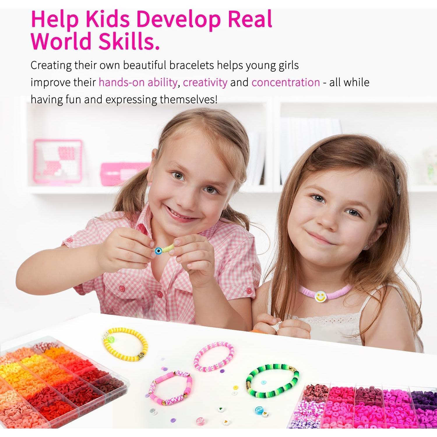 Kit de Pulseras de Amistad Sistenia - 14,000 Piezas de Arcilla