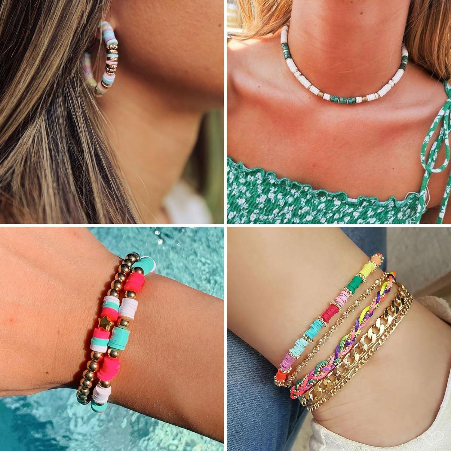 Kit de Pulseras de Amistad Sistenia - 14,000 Piezas de Arcilla