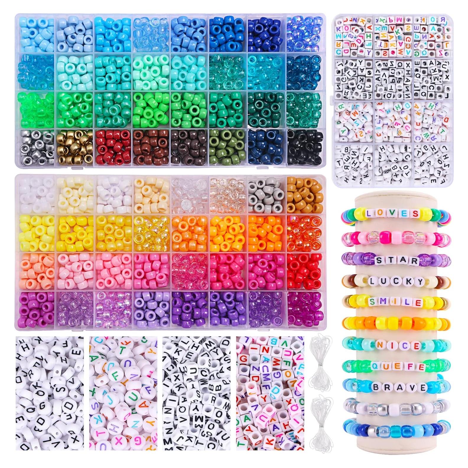 Set de Perlas de Pony Arcoíris QUEFE 2350pcs 64 Colores