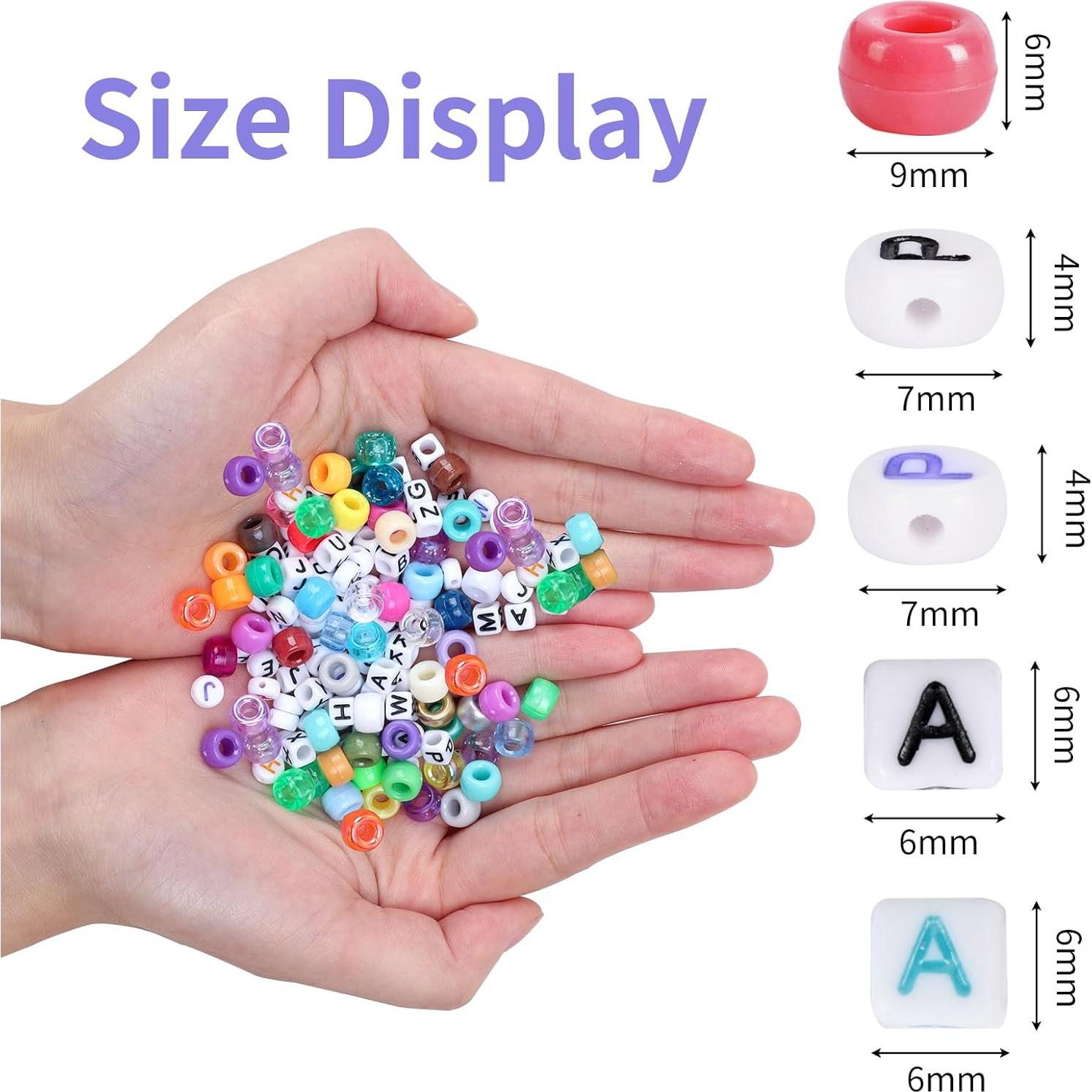 Set de Perlas de Pony Arcoíris QUEFE 2350pcs 64 Colores