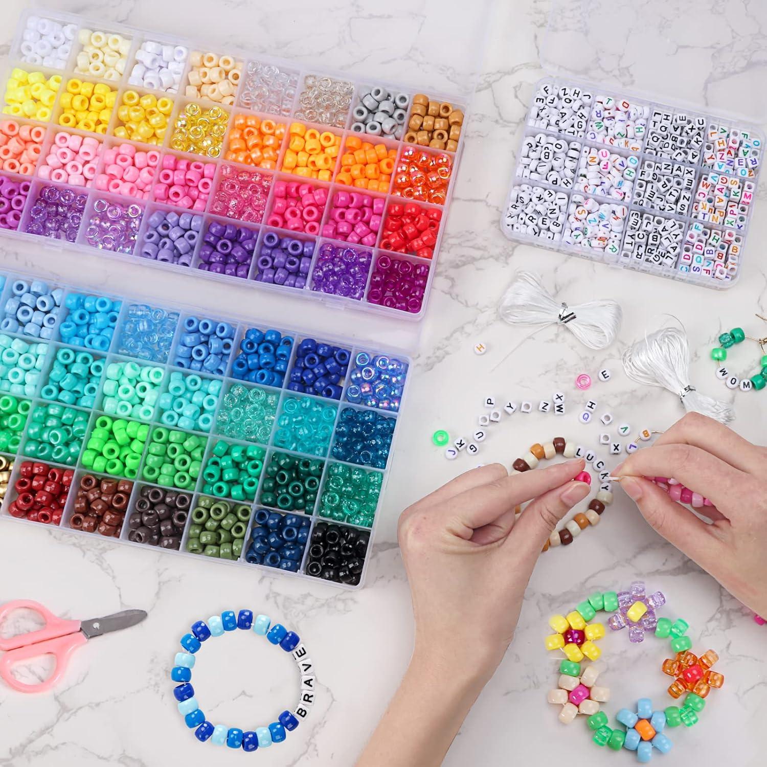 Set de Perlas de Pony Arcoíris QUEFE 2350pcs 64 Colores