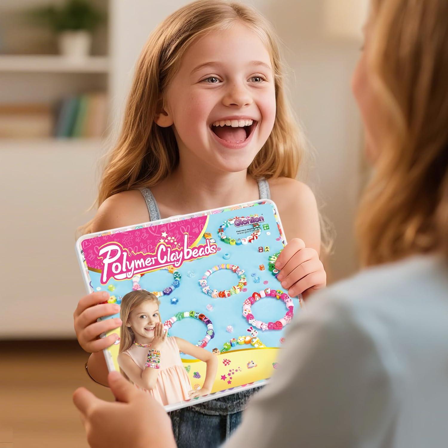 Kit de Fabricación de Pulseras Gionlion 1200 Piezas DIY