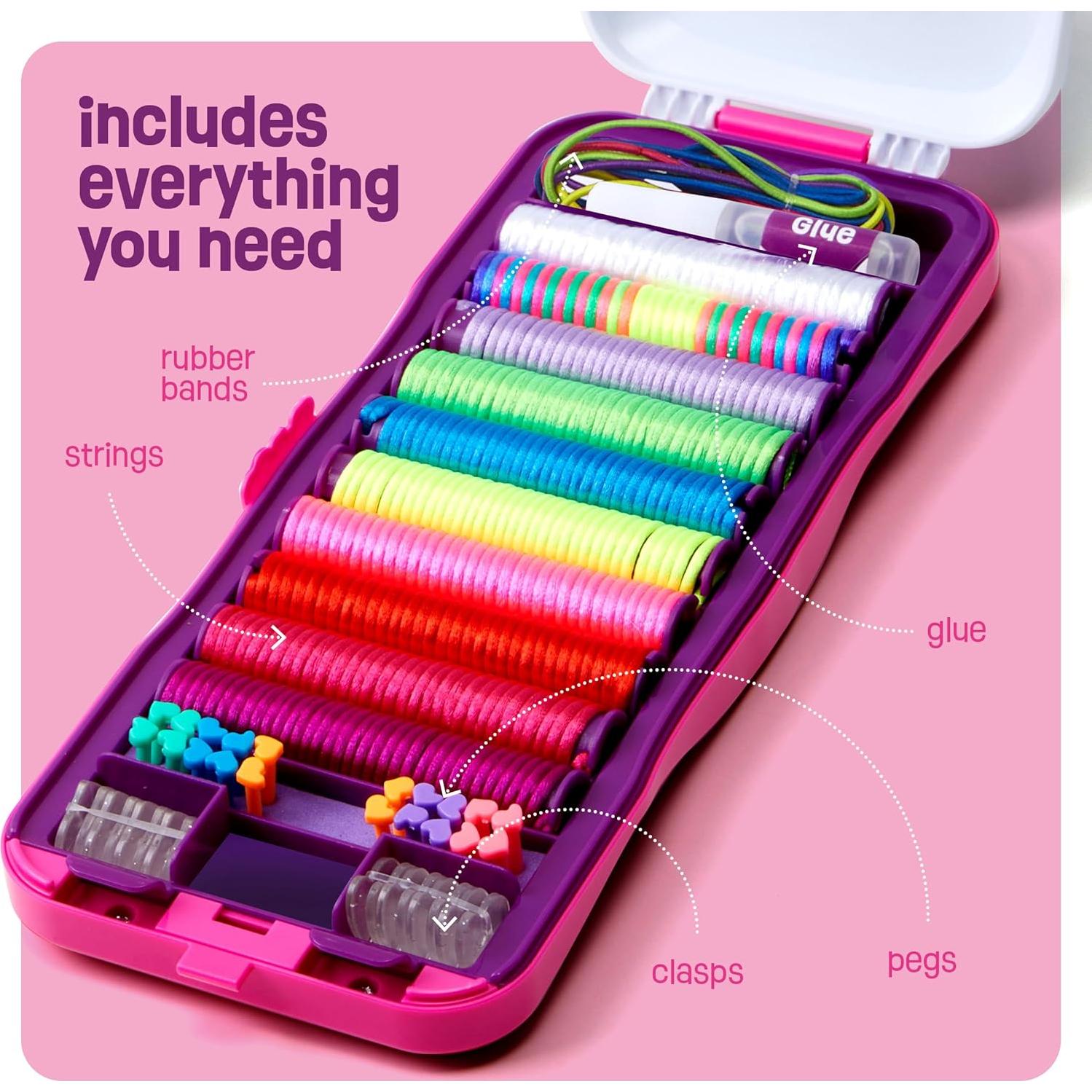 Kit de Pulseras de Amistad Pretty Me - Manualidades para Niñas