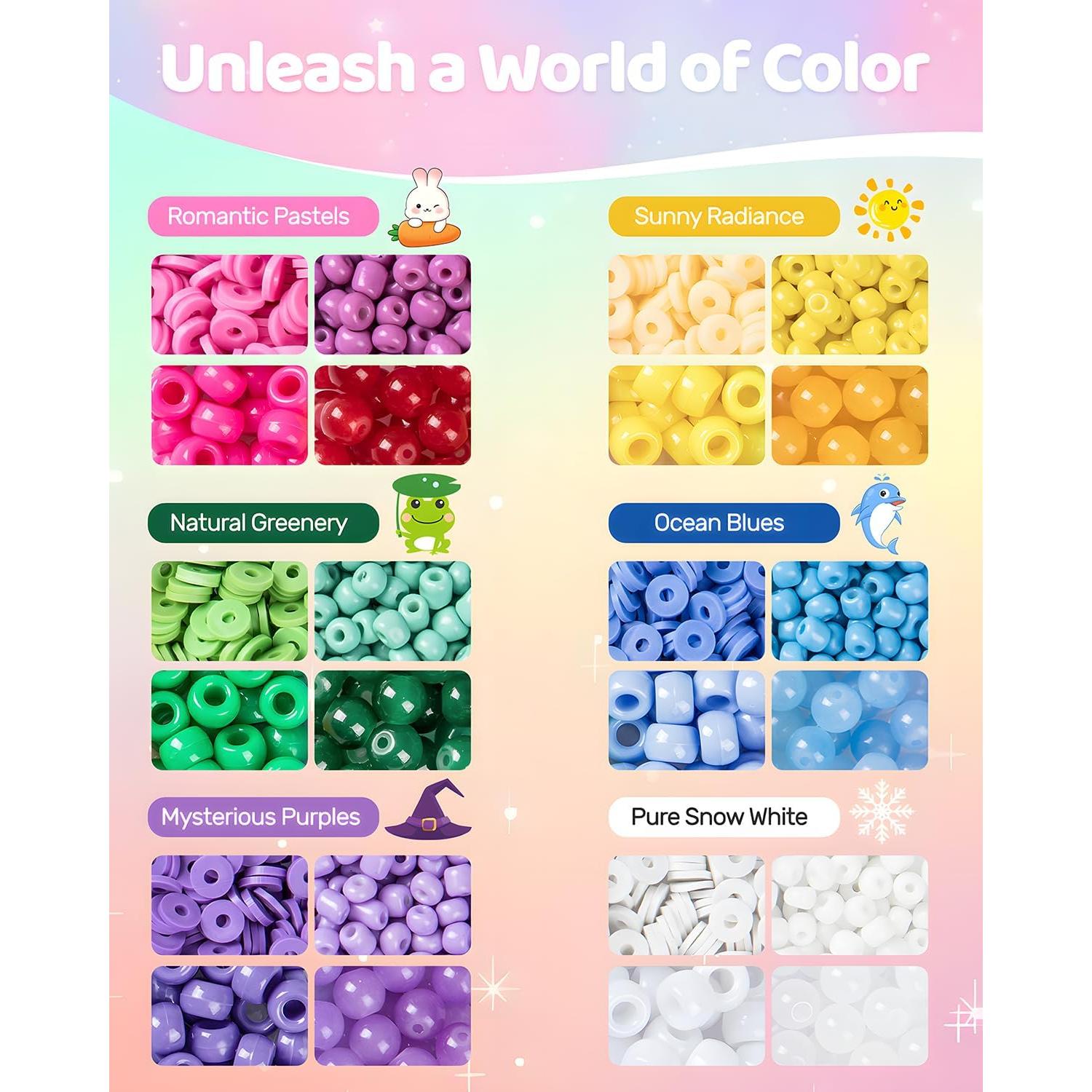 Kit de Fabricación de Pulseras Taybonds - 24 Colores de Cuentas