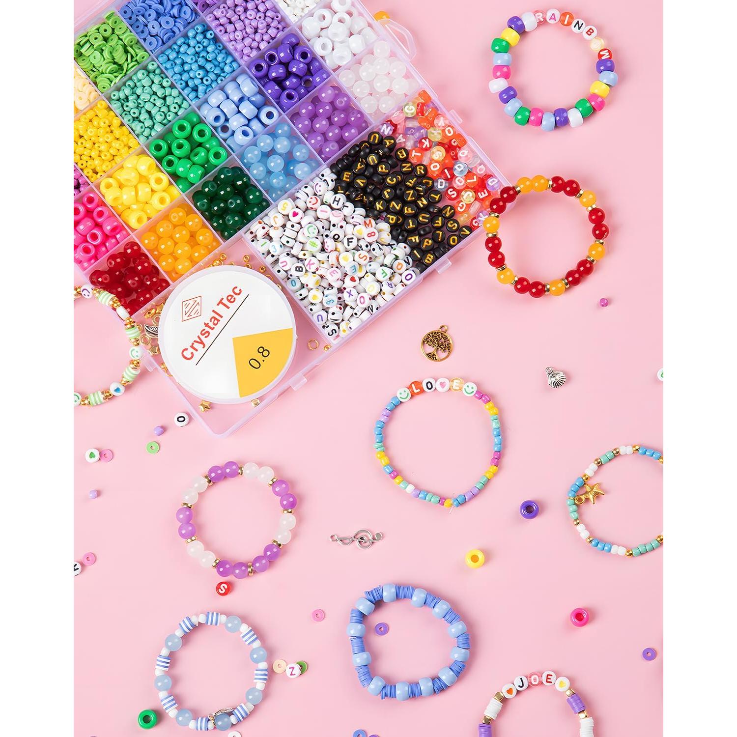 Kit de Fabricación de Pulseras Taybonds - 24 Colores de Cuentas