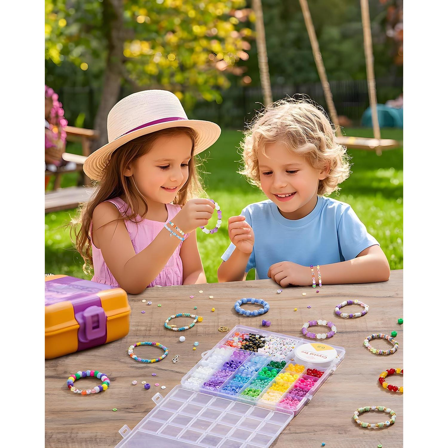 Kit de Fabricación de Pulseras Taybonds - 24 Colores de Cuentas