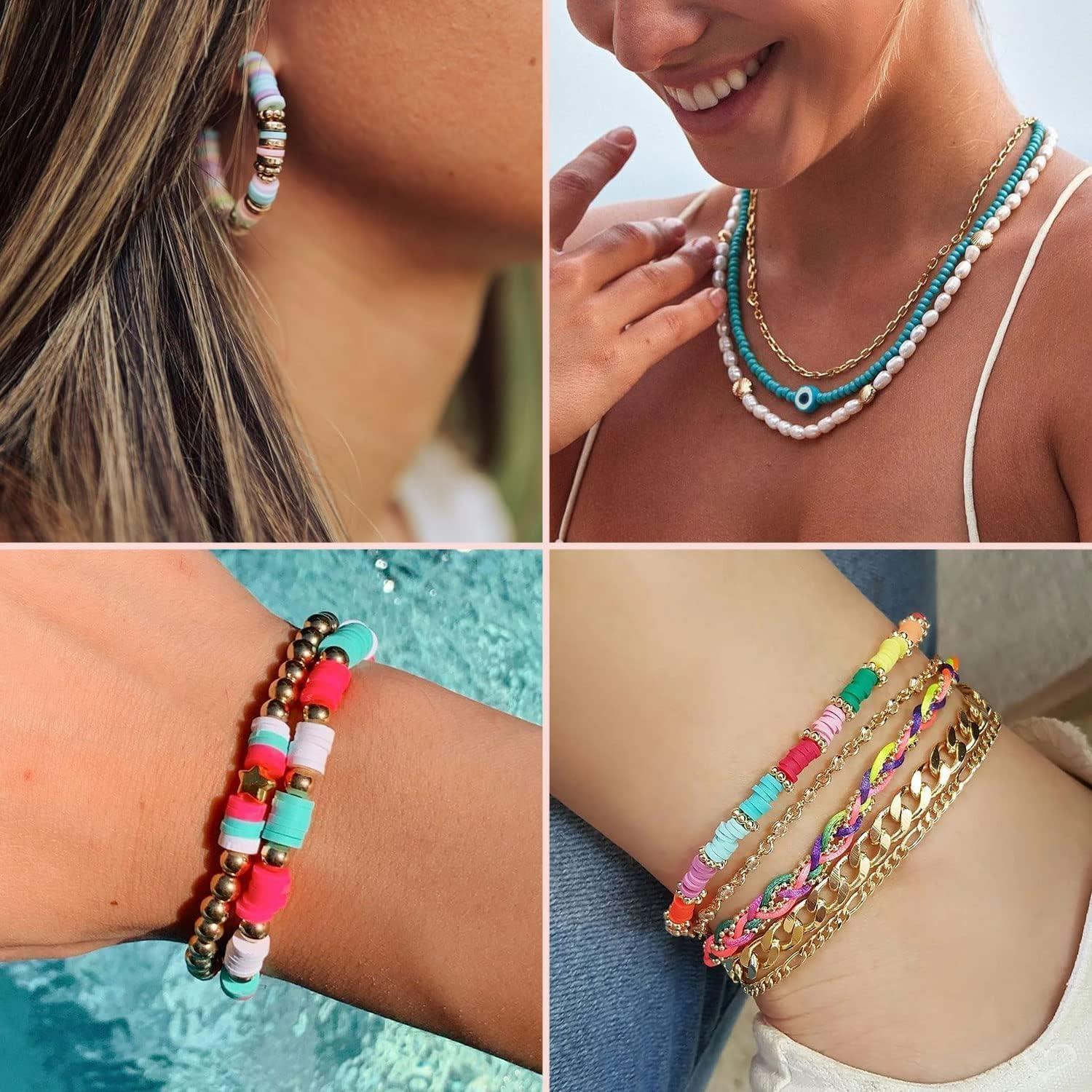 Kit de Fabricación de Pulseras Sistenia - 12000 Piezas de Perlas