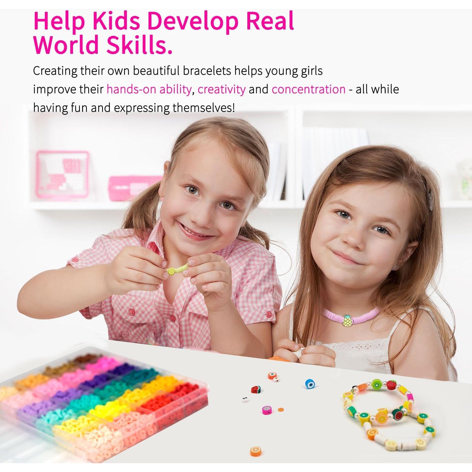 Kit de Fabricación de Pulseras Sistenia - 12000 Piezas de Perlas