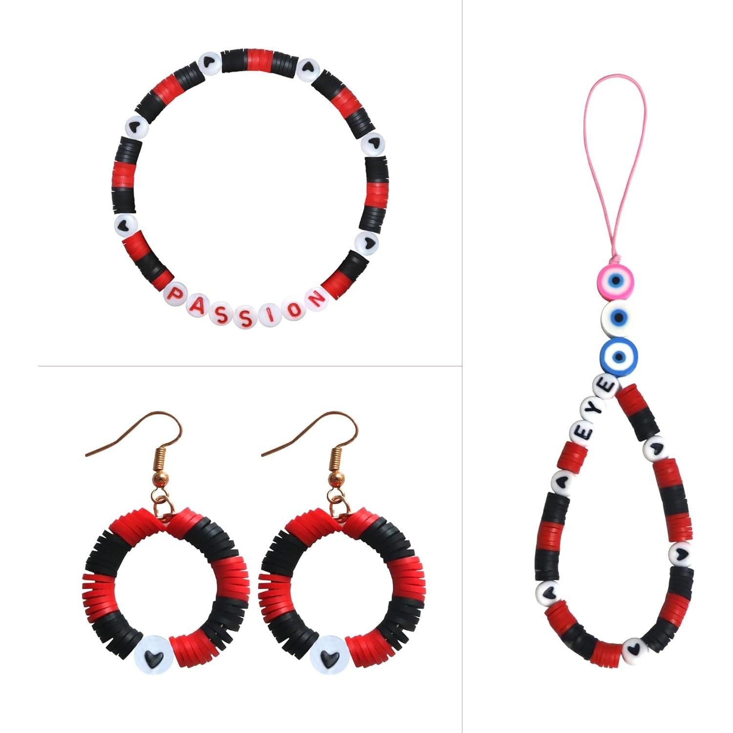 Kit de Pulseras de Cuentas de Arcilla YMSDZHL 6000+ Piezas