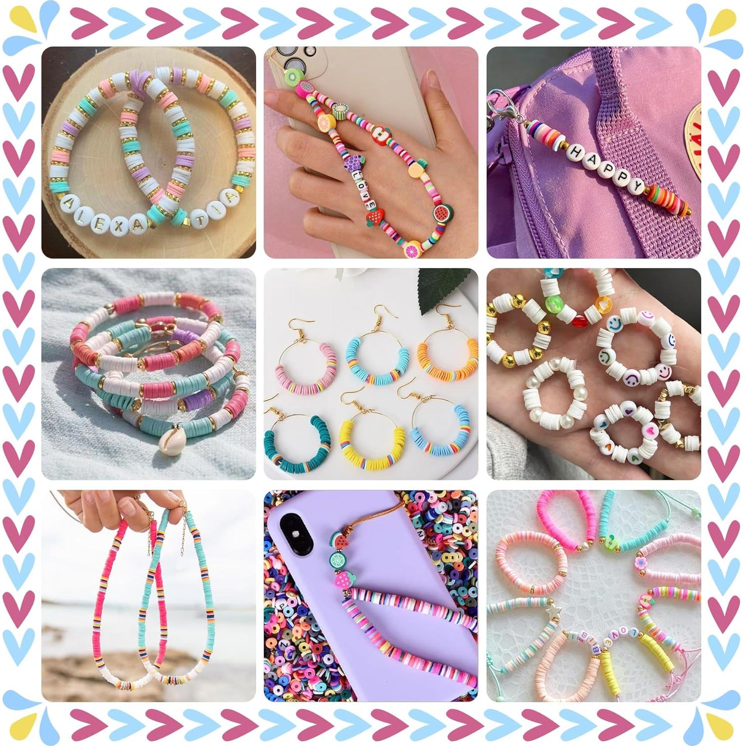 Kit de Fabricación de Pulseras Gionlion 30,000 Piezas 168 Colores