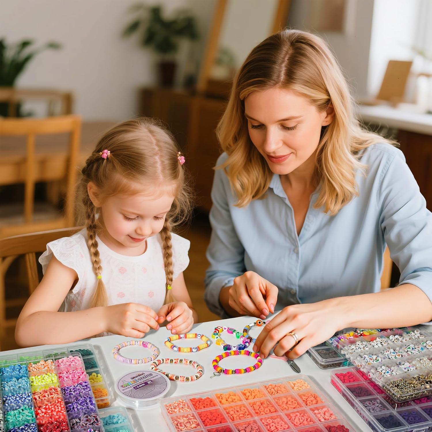 Kit de Fabricación de Pulseras Gionlion 30,000 Piezas 168 Colores