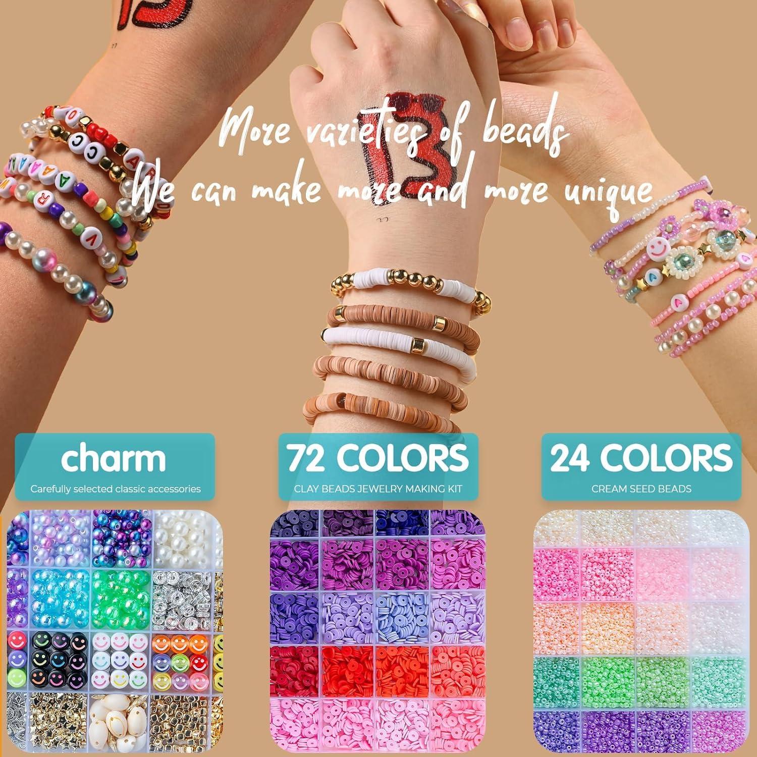 Kit de Fabricación de Pulseras de Amistad SJZWSD - 16,300 cuentas