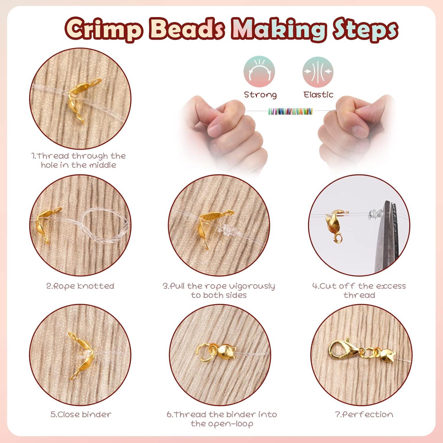 Kit de Fabricación de Pulseras FZIIVQU 6100 Piezas 24 Colores