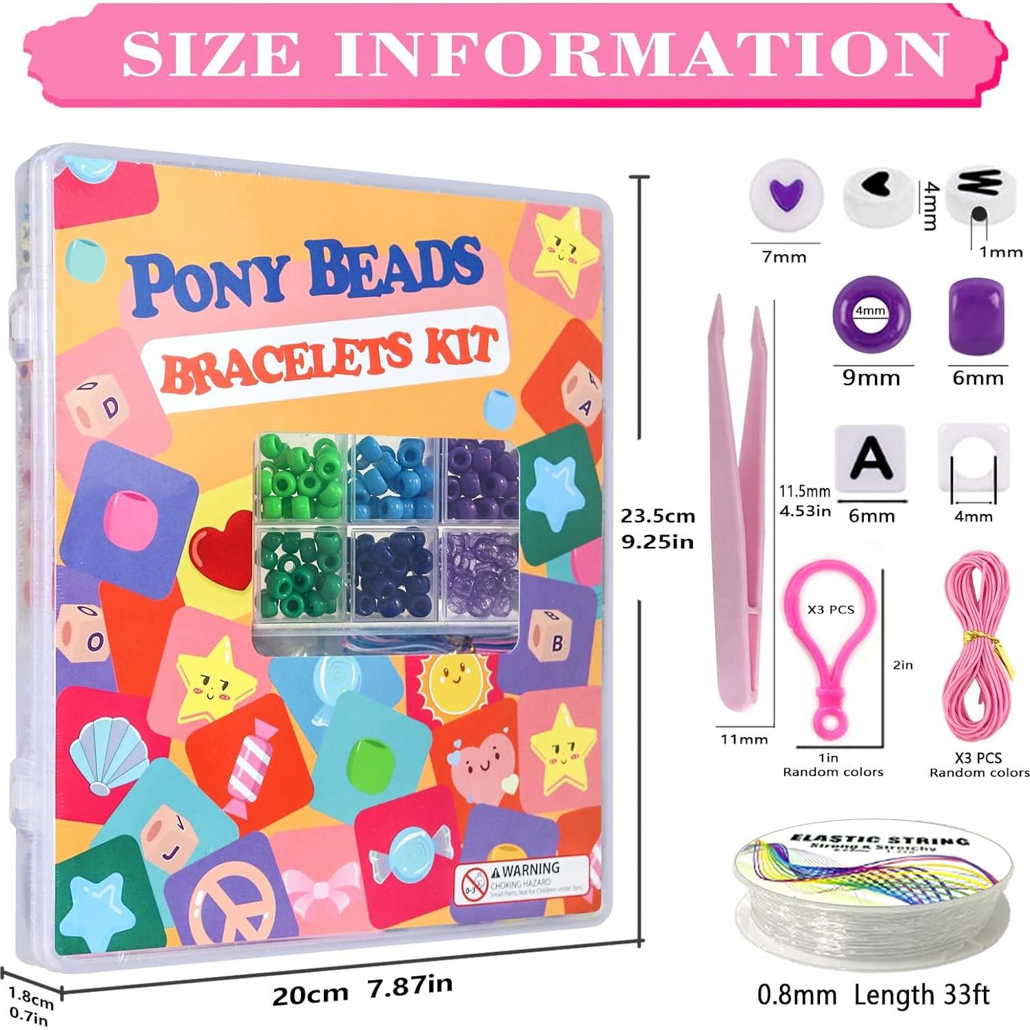 Kit de Pulseras DIY LIS HEGENSA 1000PCS 24 Colores