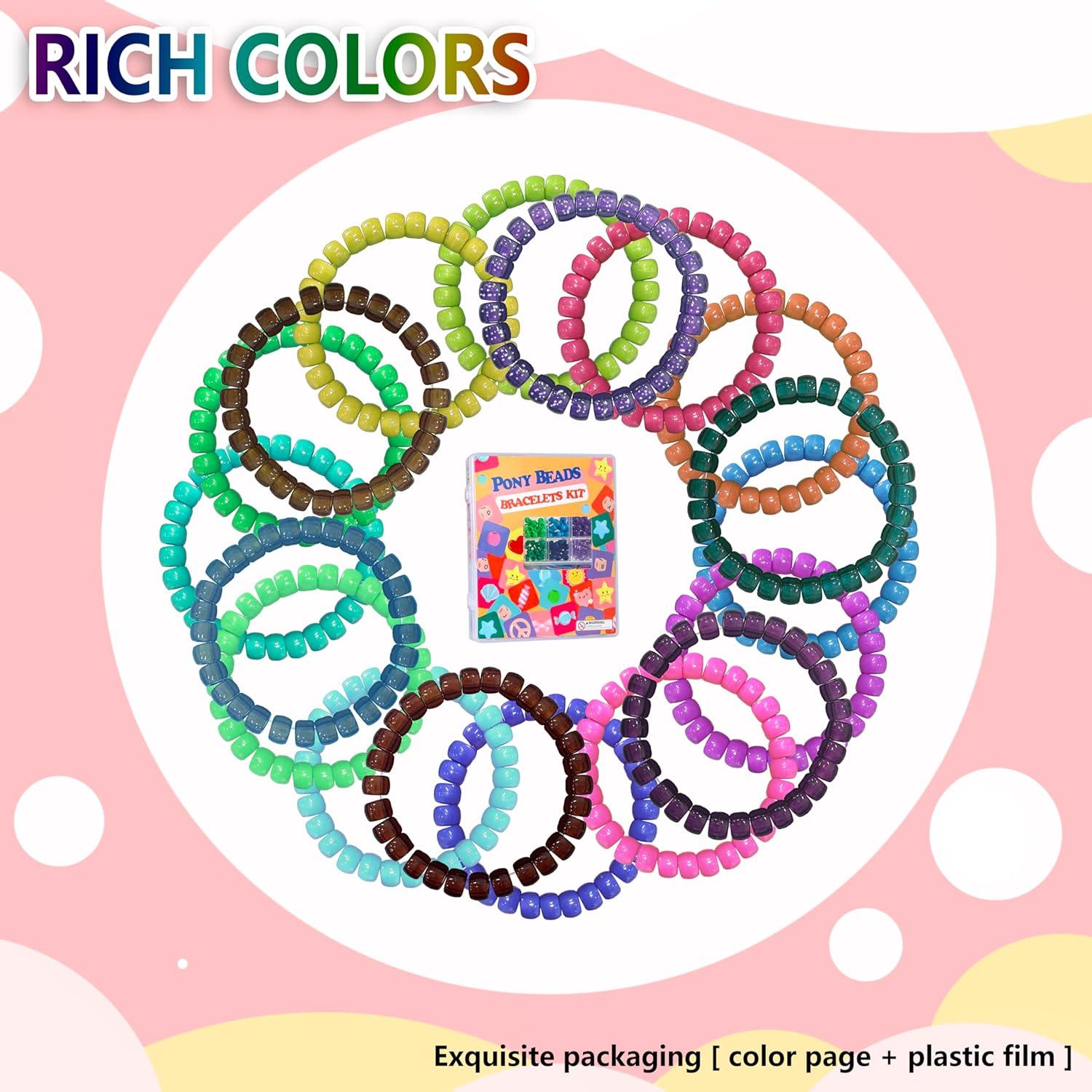 Kit de Pulseras DIY LIS HEGENSA 1000PCS 24 Colores