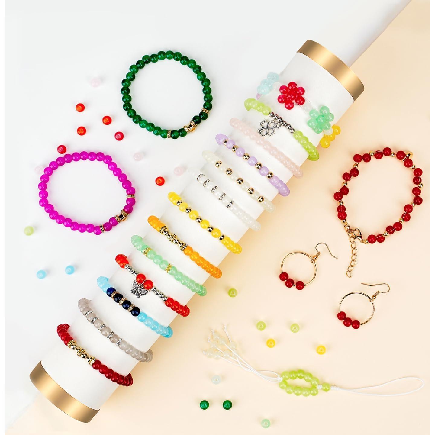 Kit de Fabricación de Pulseras de Perlas de Vidrio Sistenia 1400pcs