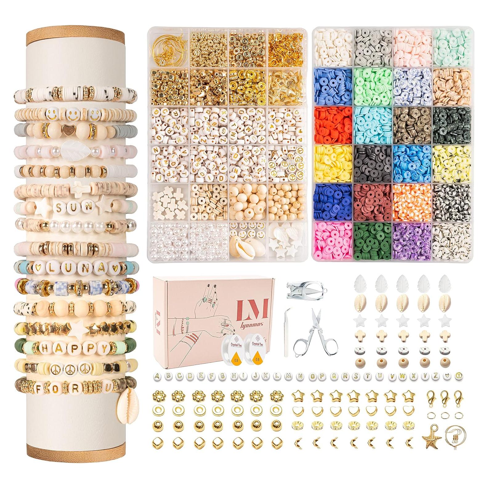 Kit de Pulseras de Arcilla Polimérica Lynnmos 8000 Piezas