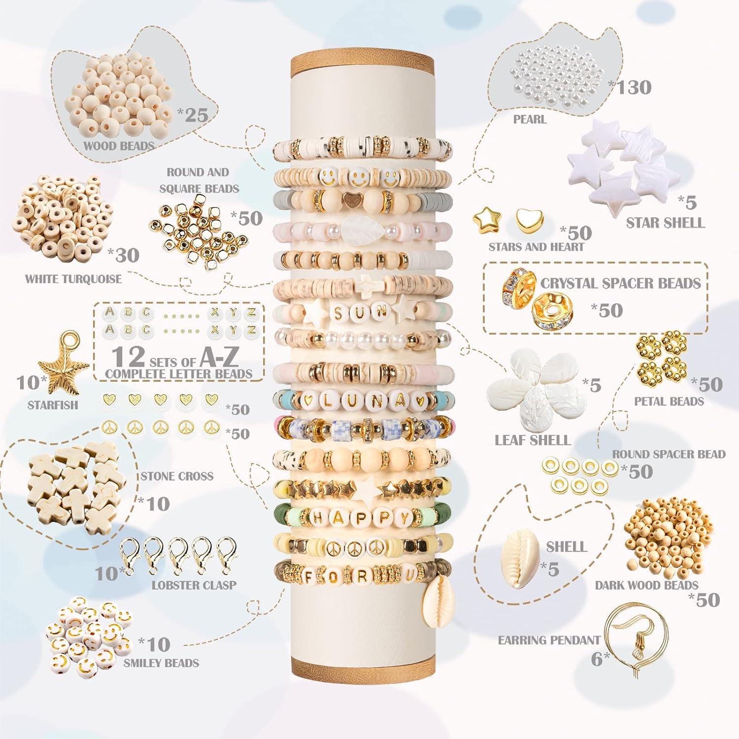 Kit de Pulseras de Arcilla Polimérica Lynnmos 8000 Piezas