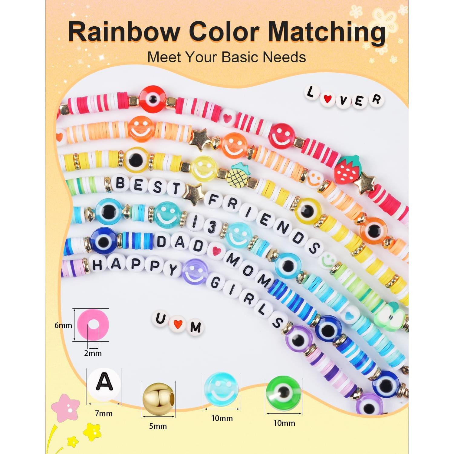 Kit de Fabricación de Pulseras BestNow 5000 Piezas DIY