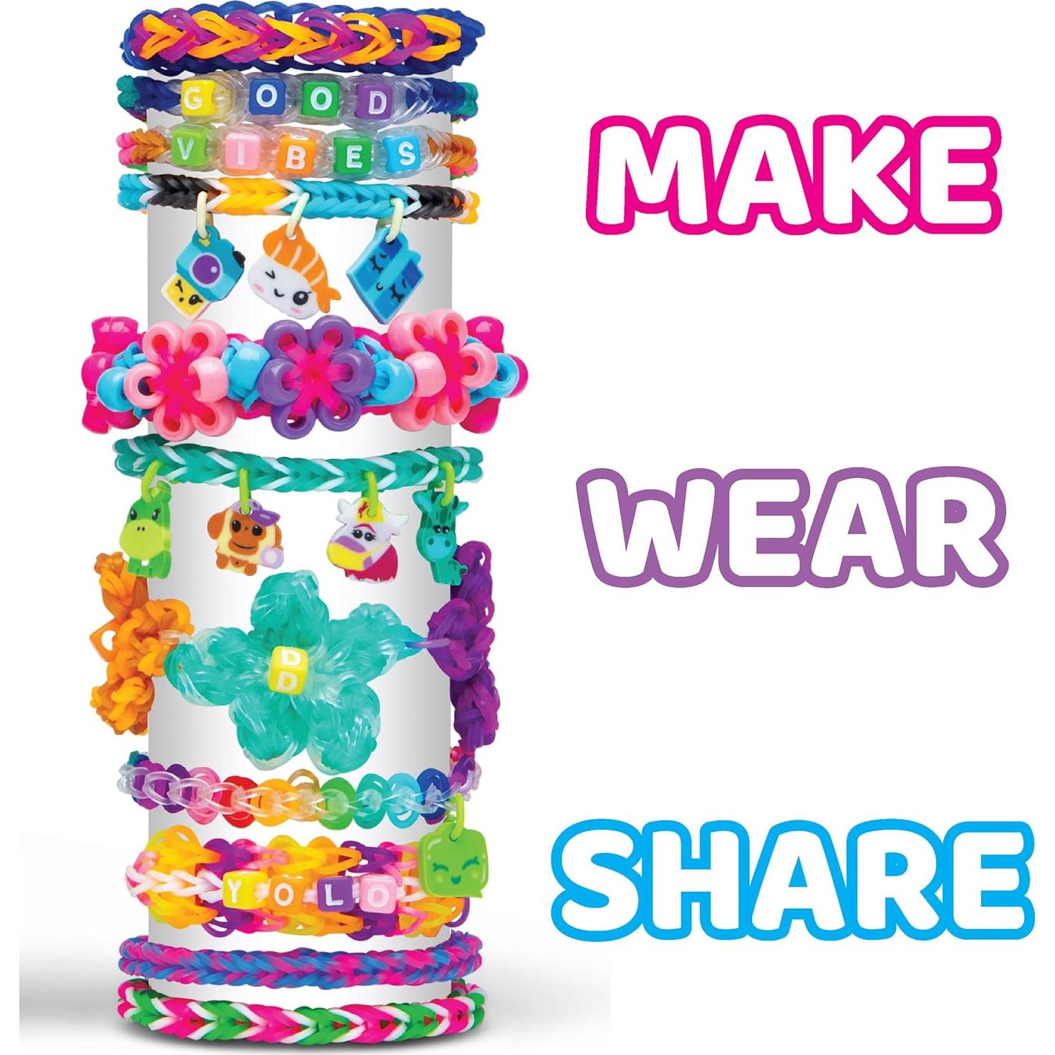 Kit de Manualidades Rainbow Loom Loomi-Pals Mega Combo 5700 Piezas