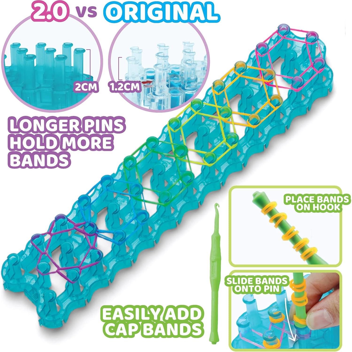 Kit de Manualidades Rainbow Loom Loomi-Pals Mega Combo 5700 Piezas