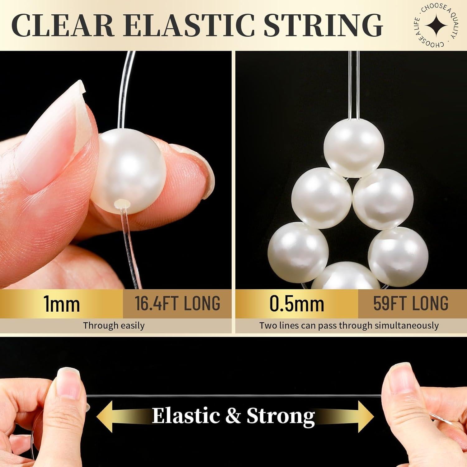 Kit de Perlas para Fabricación de Pulseras LEOBRO 720pcs