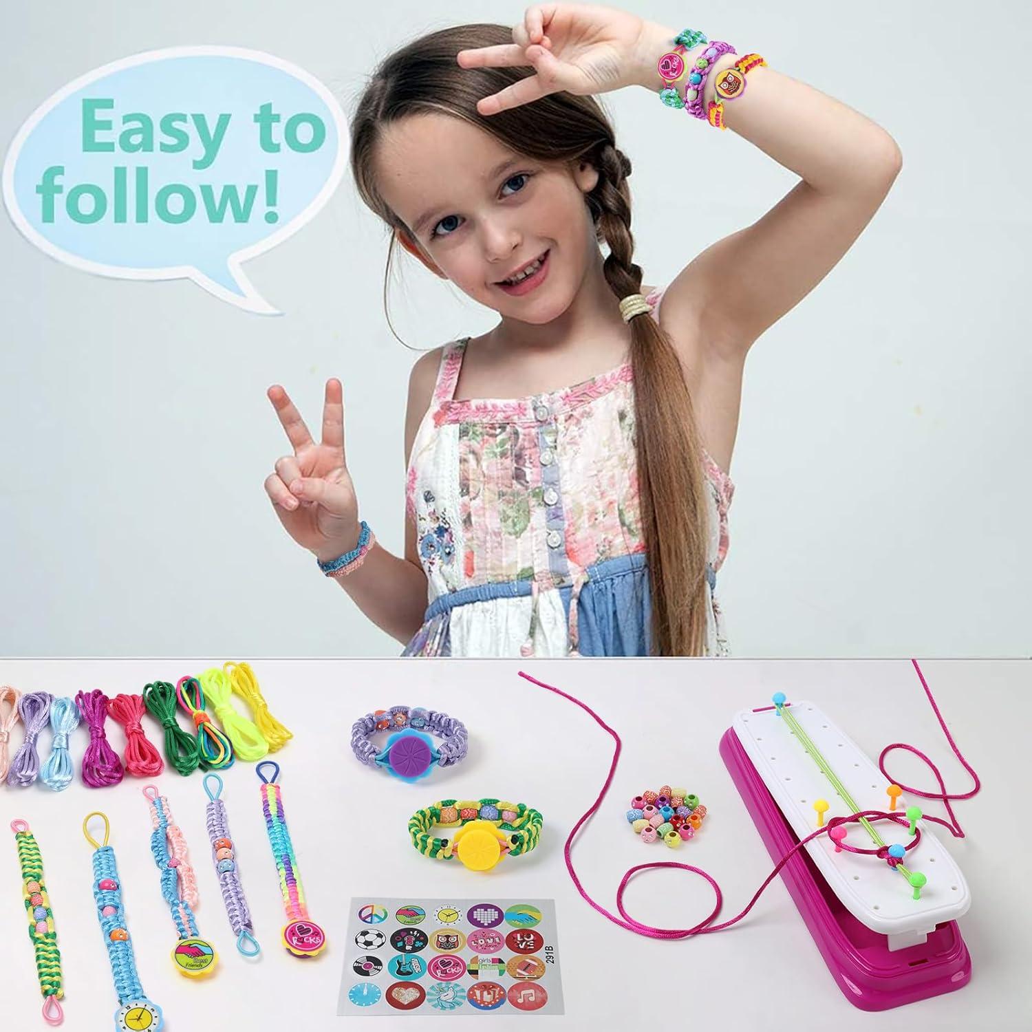 Kit de Pulseras de Amistad IQKidz - Manualidades para Niñas 8-12 Años