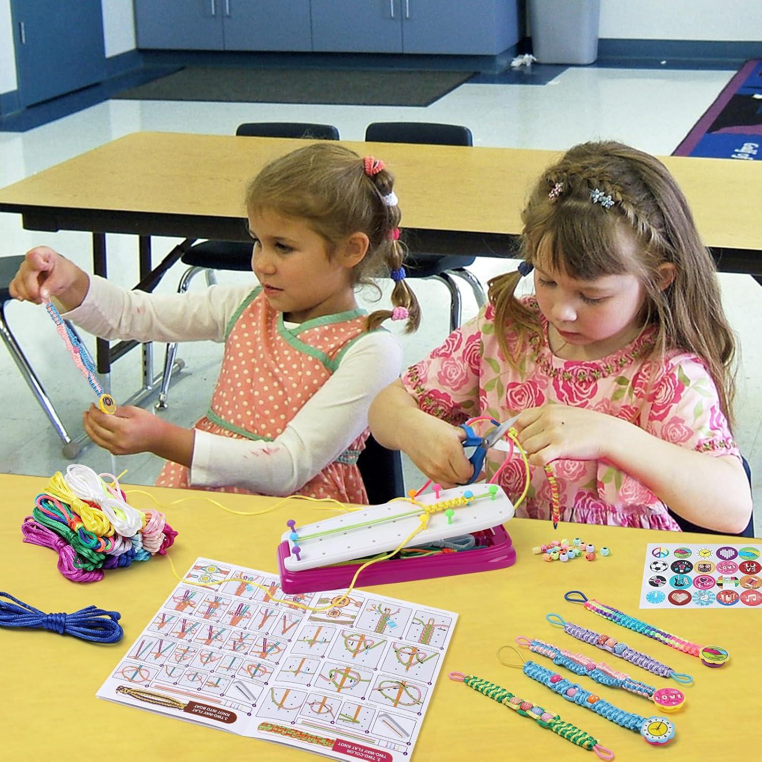 Kit de Pulseras de Amistad IQKidz - Manualidades para Niñas 8-12 Años