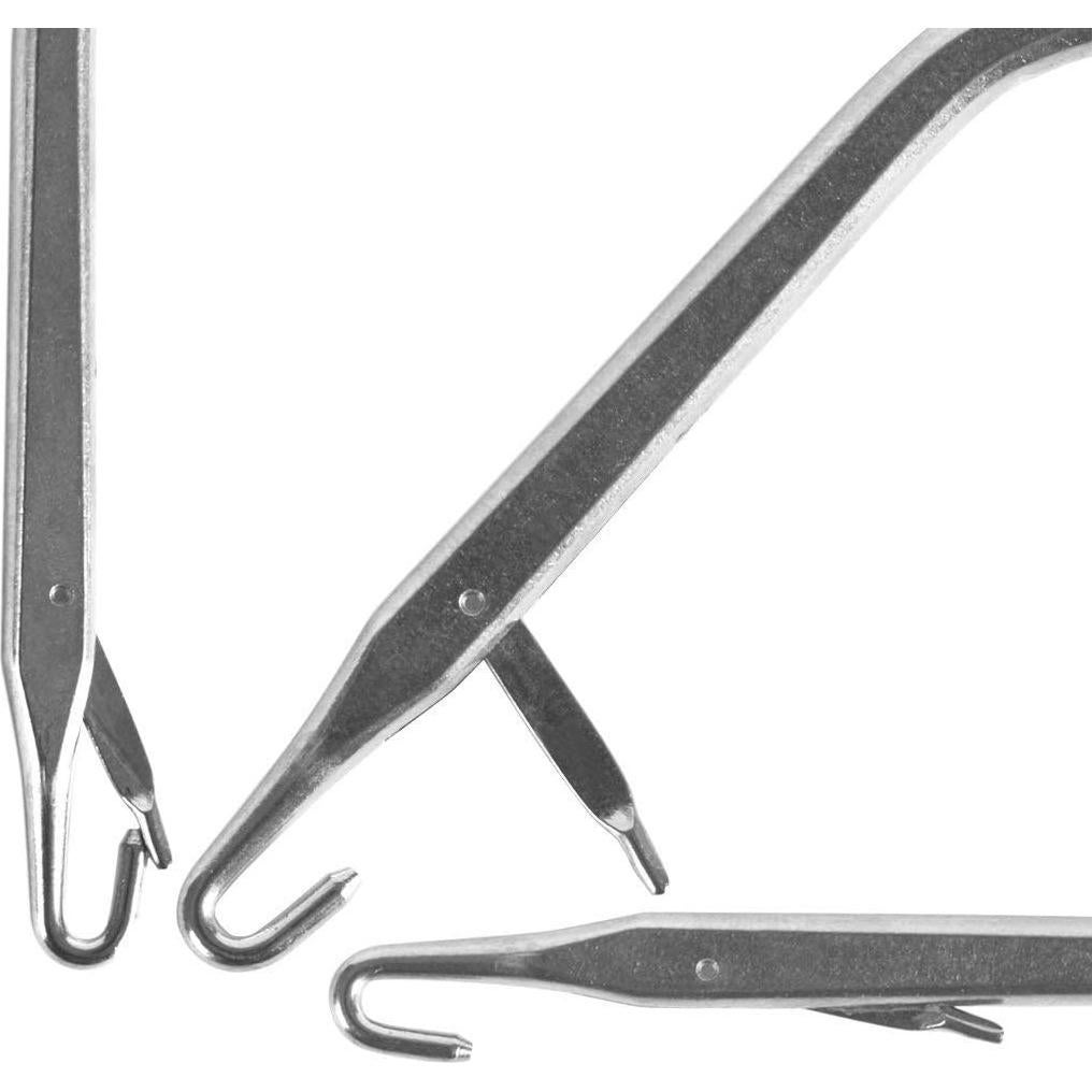 2 Agujas de Ganchillo de Madera 16 cm para Alfombras CLHJINRUOLIU