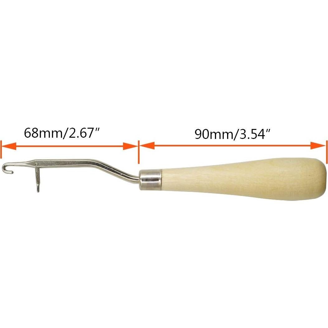 Herramienta de Gancho de Cierre de Madera Zorfeter 3 Pcs 158 mm