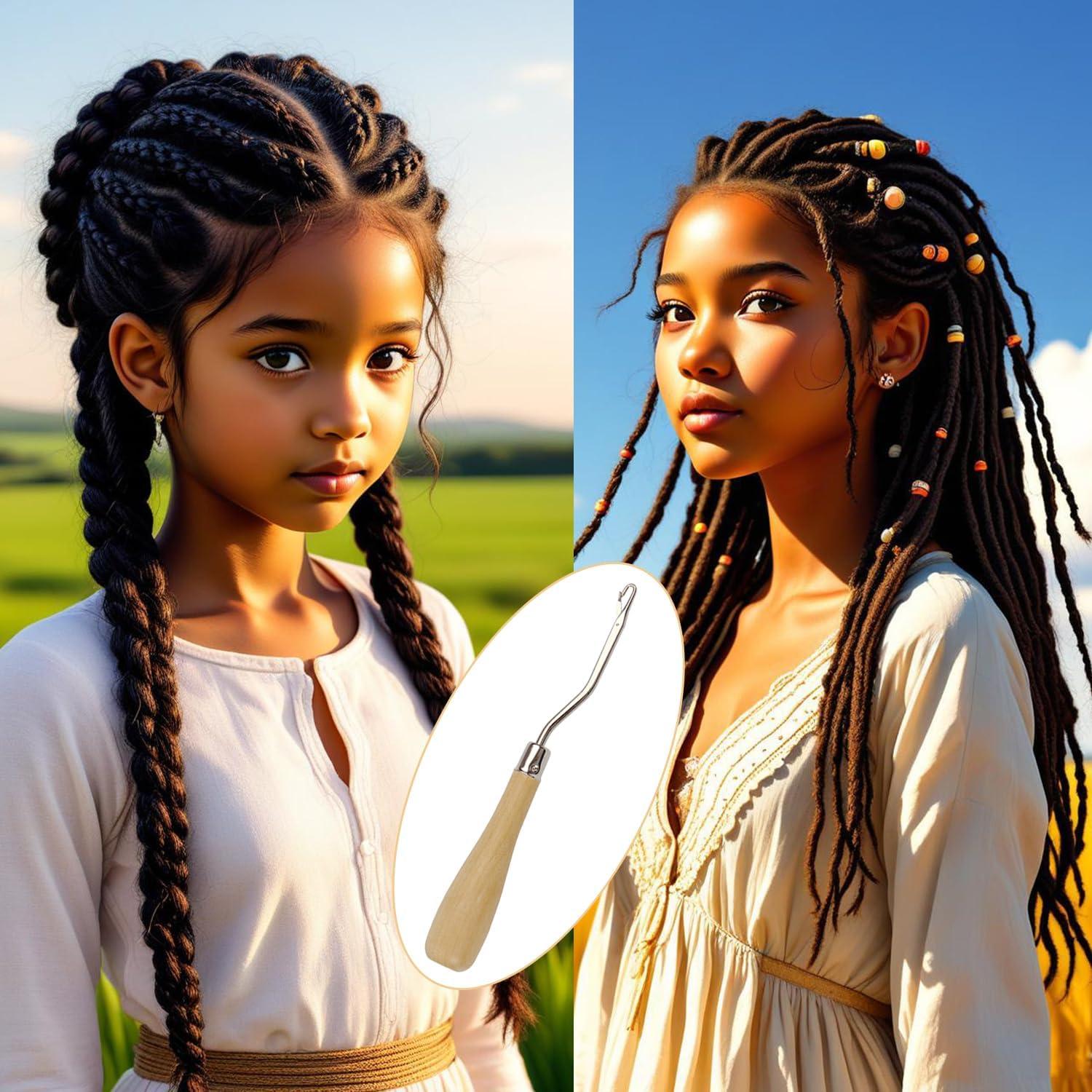 Juego de 3 Ganchos Doblados de Madera YTBYT 16.5cm para Manualidades