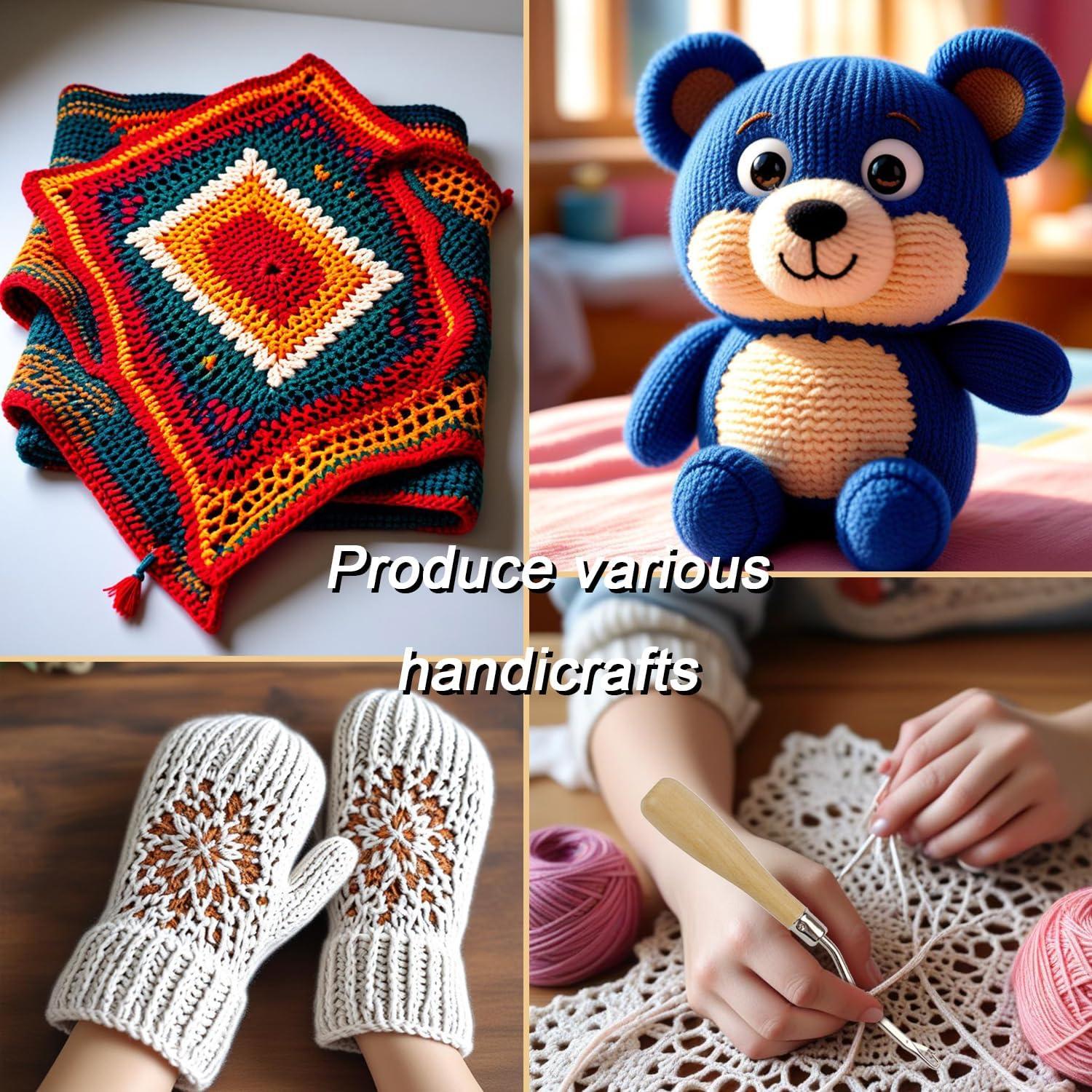 Juego de 3 Ganchos Doblados de Madera YTBYT 16.5cm para Manualidades