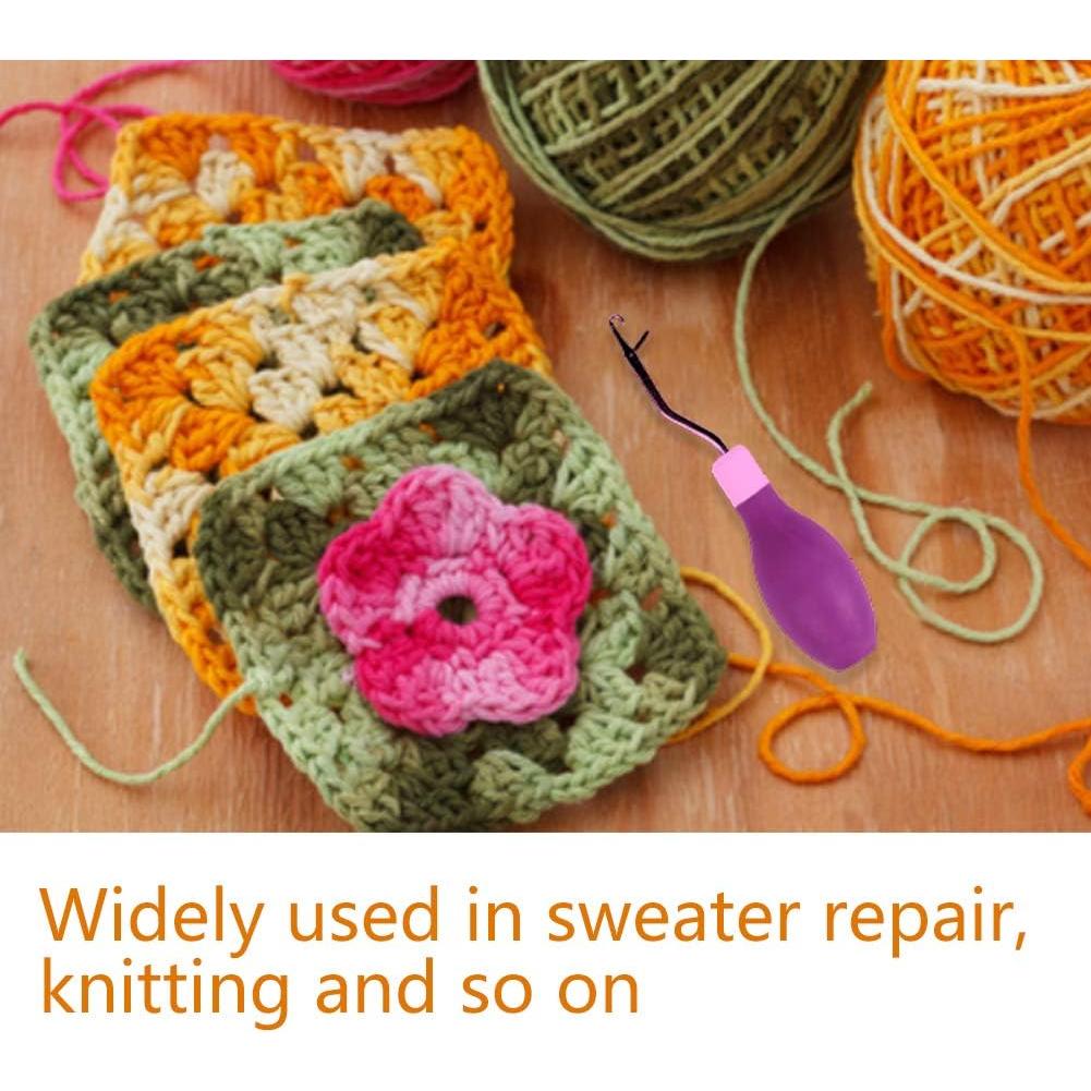 Juego de Ganchos de Latch Hook ZMAAG 2 Piezas para Alfombras