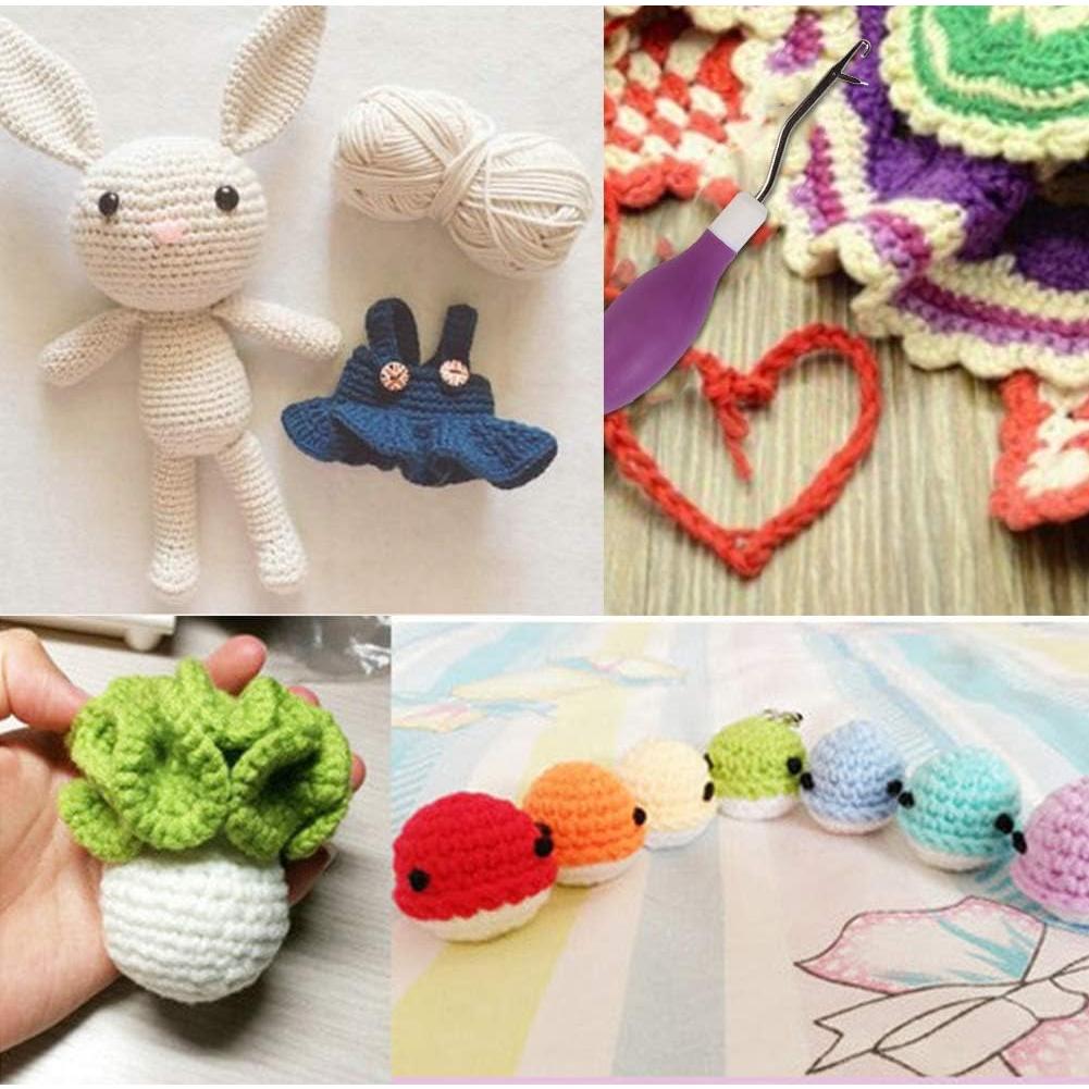 Juego de Ganchos de Latch Hook ZMAAG 2 Piezas para Alfombras