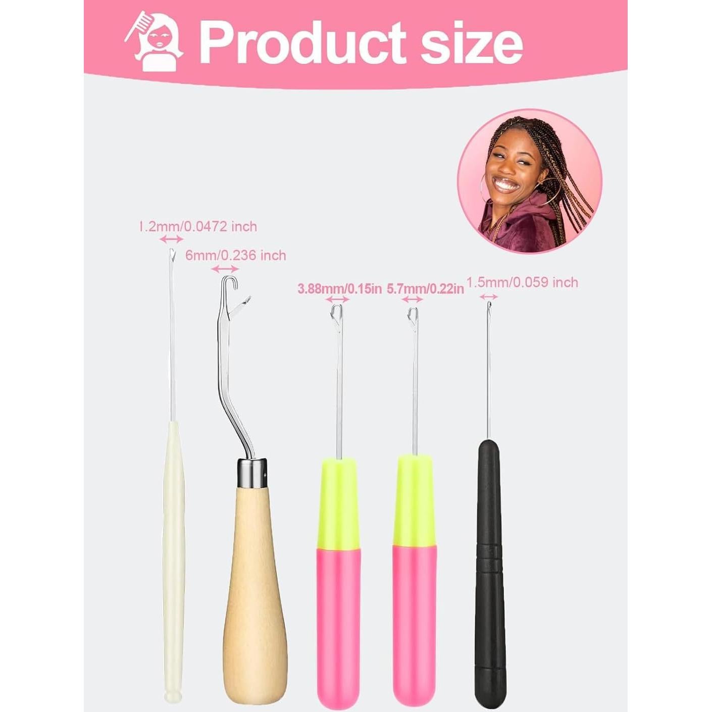 Juego de 5 Ganchos de Trapo SWEET VIEW - Acero Inoxidable