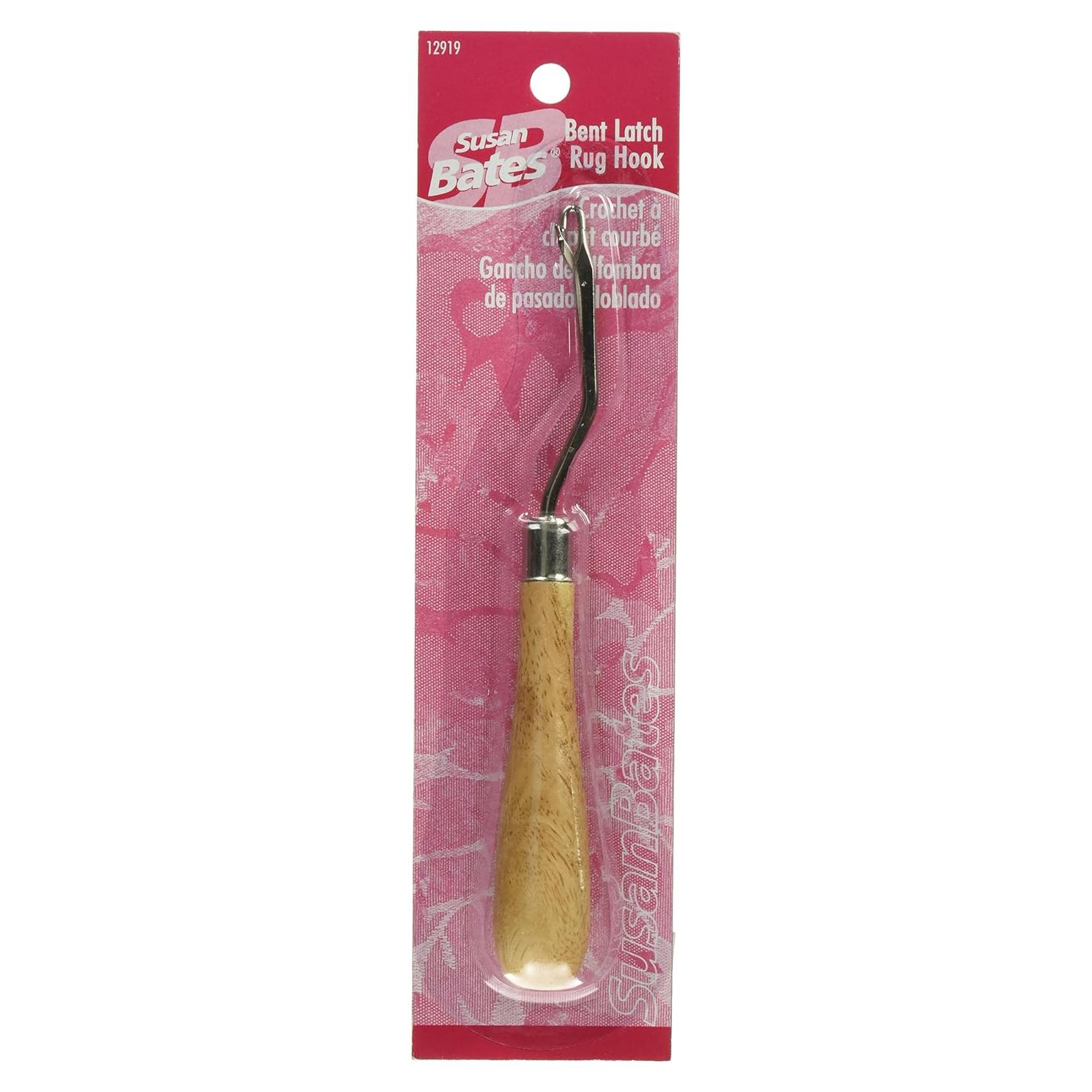 Gancho de Latch Curvo Susan Bates 15.88 cm Mango de Madera