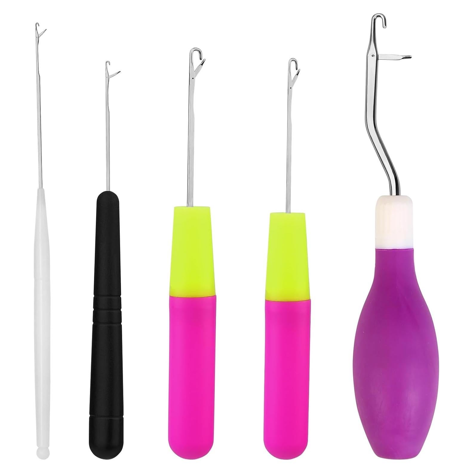 Juego de 5 Ganchos de Cierre ZMAAG para Tejer y Peinar