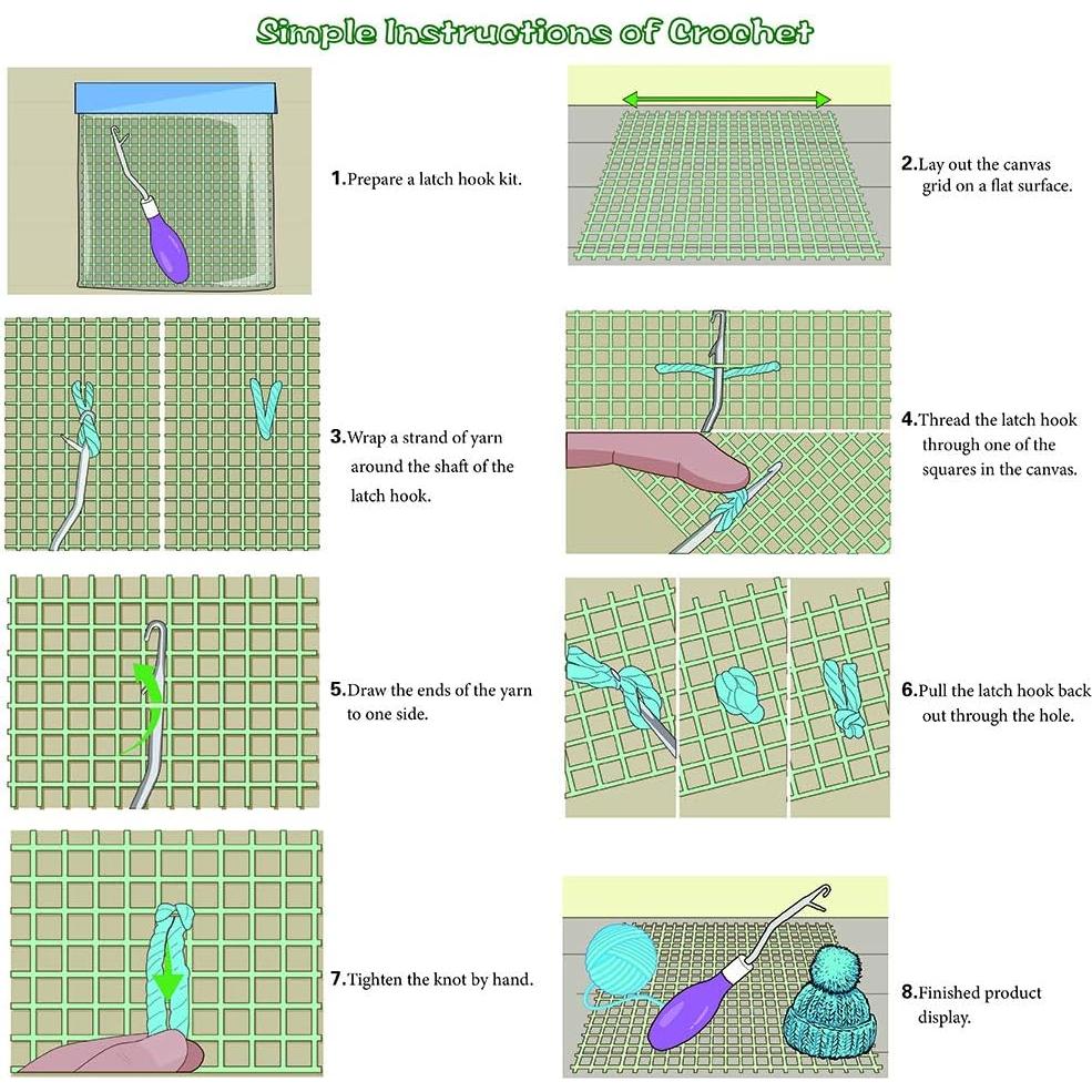 Juego de 5 Ganchos de Cierre ZMAAG para Tejer y Peinar
