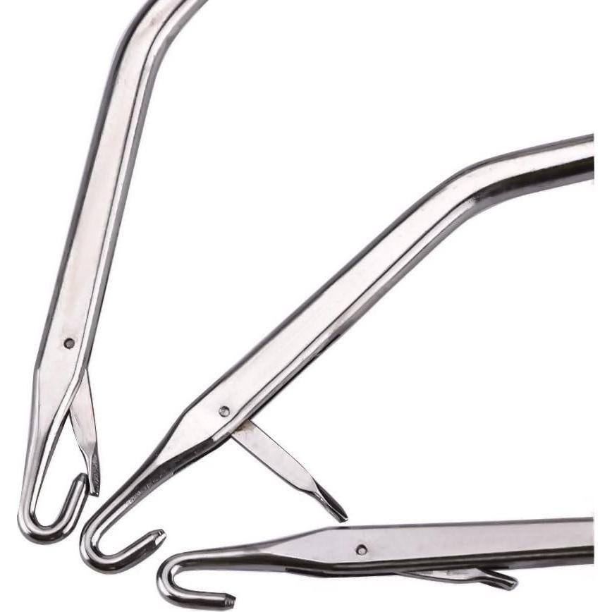 Juego de 3 herramientas de gancho de madera EBOOT 16.5 cm