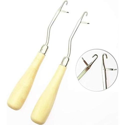 Kit de 3 Ganchos de Pestillo de Madera Onwon para Alfombras