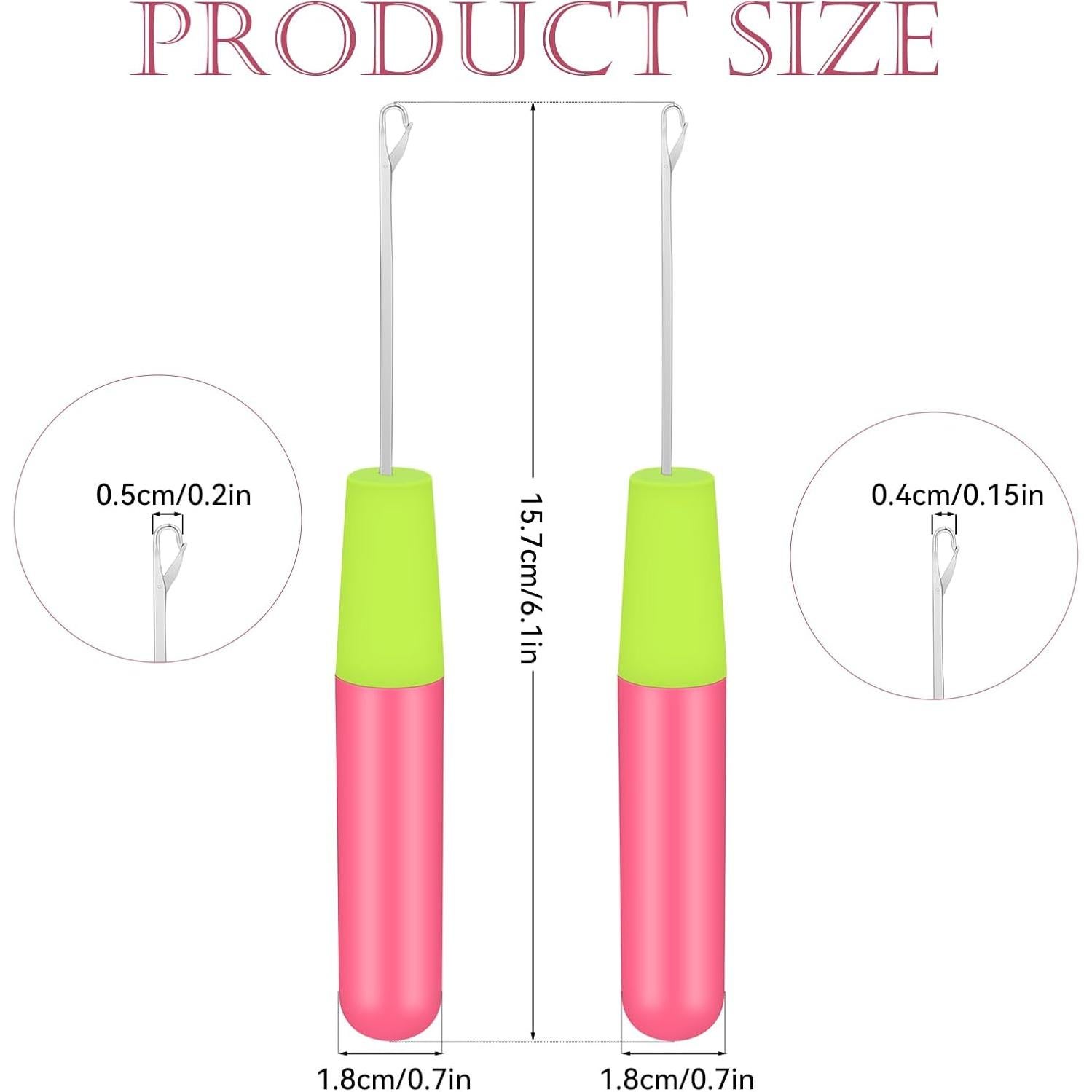 4 Piezas Herramienta de Gancho de Cierre Mozeat Lens 15.5 cm