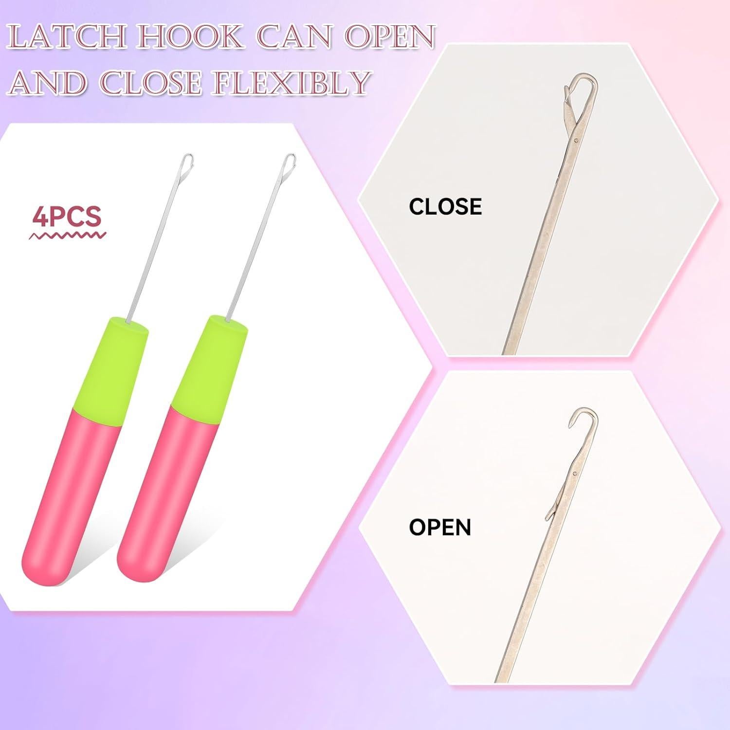 4 Piezas Herramienta de Gancho de Cierre Mozeat Lens 15.5 cm