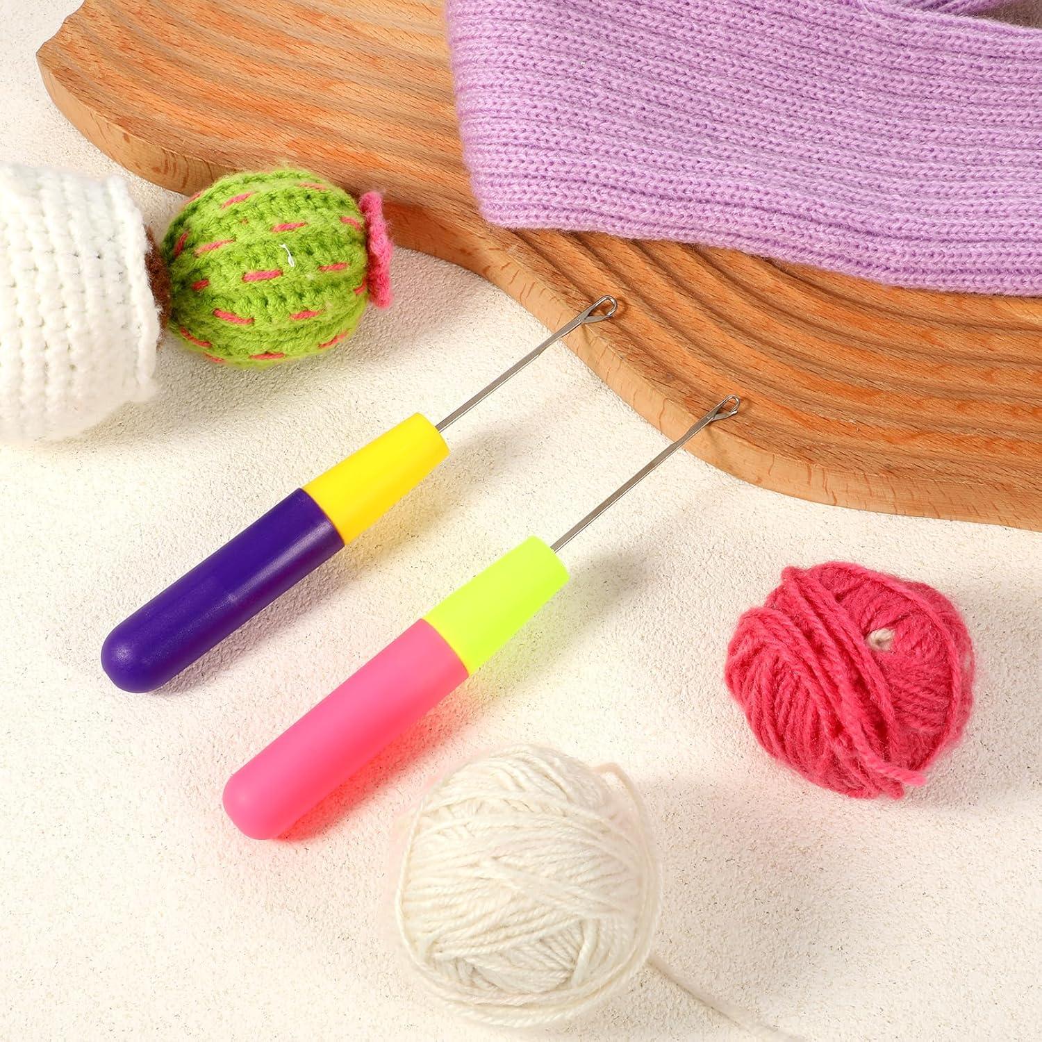 2 Agujas de Ganchillo KALIONE para Extensiones de Cabello 5.7mm y 3.8mm