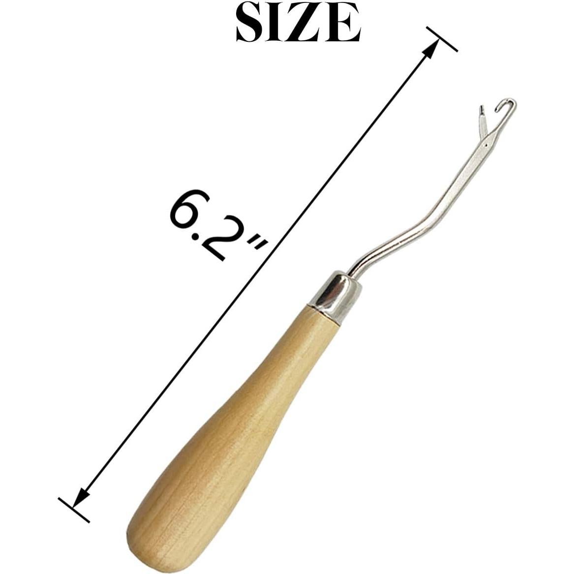 Juego de 10 Ganchos de Crochet de Madera ROYHOO para Manualidades