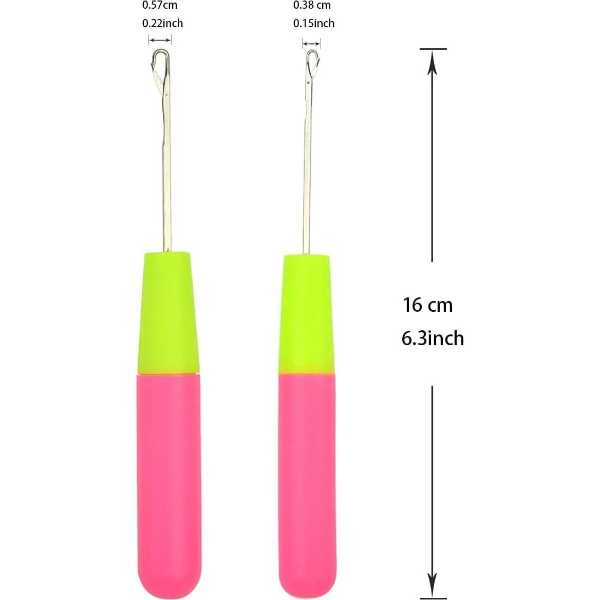 Juego de 9 Agujas de Ganchillo YTBYT para Dreadlocks y Manualidades