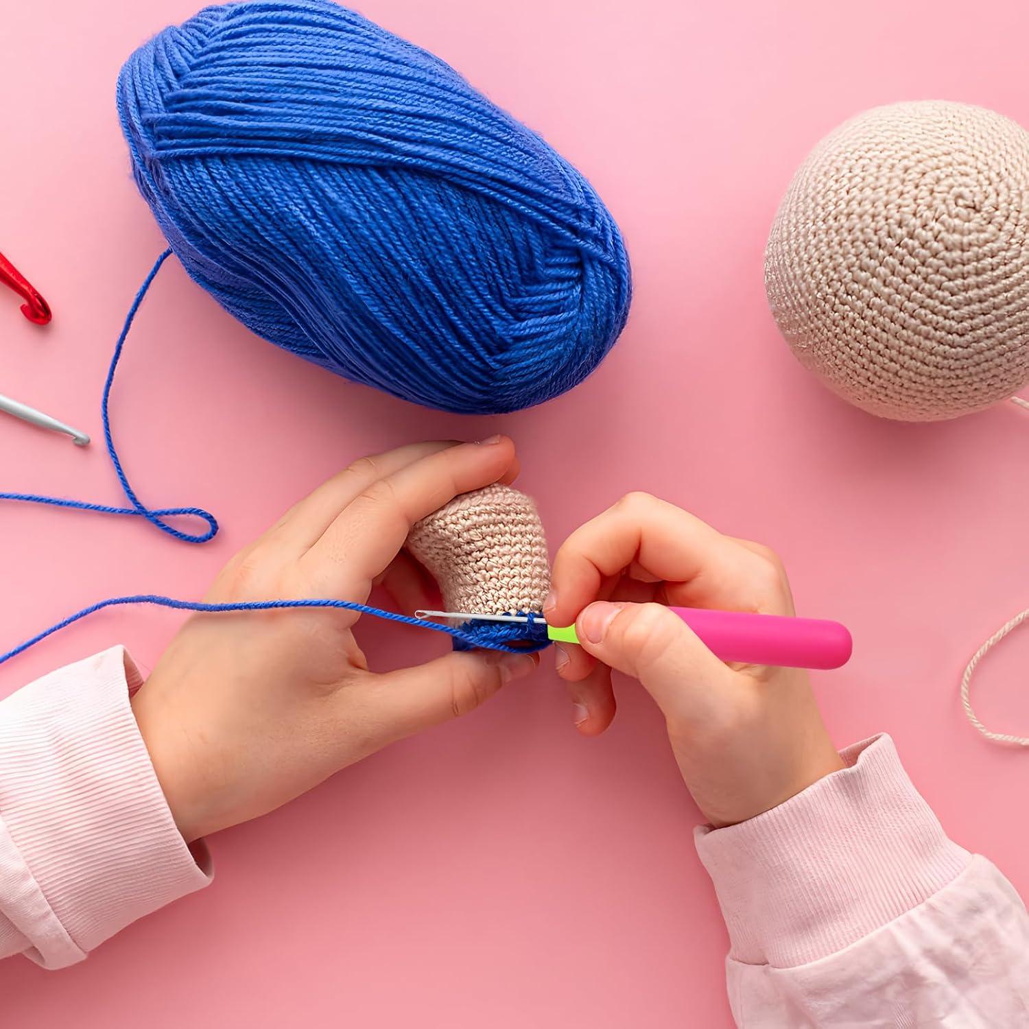 Set de 5 Ganchos de Crochet GAQWOK para Dreadlocks y Manualidades